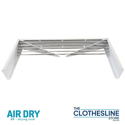 Air Dry  80 Wall‑Mount Clothes Airer | Fold‑Down Drying Rack