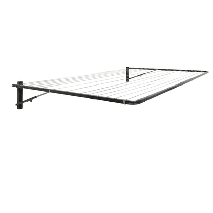 Air Dry Fold Down Clothesline wall mounted on a white background.