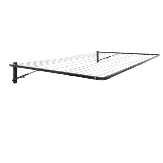Air Dry Fold Down Clothesline wall mounted on a white background.