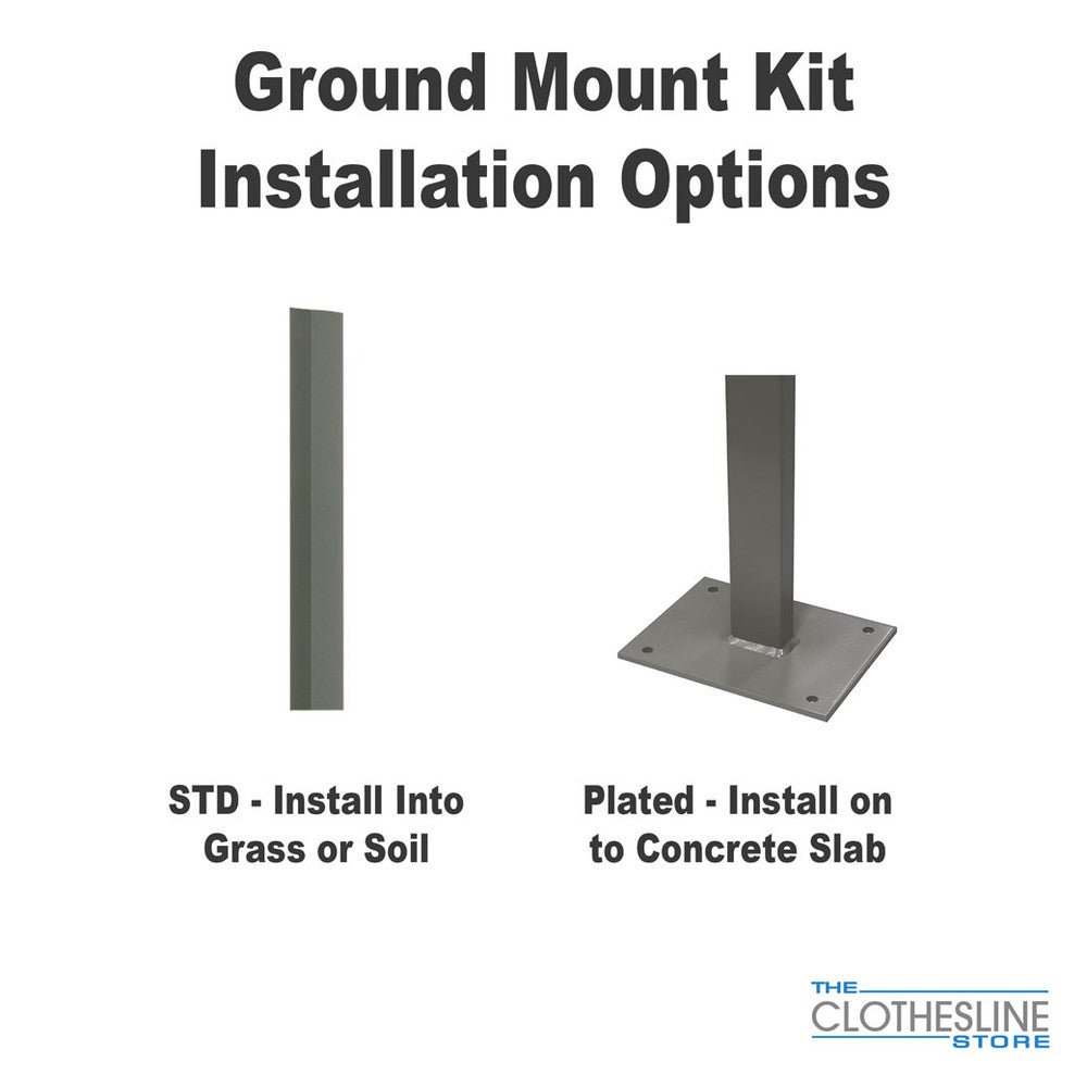 Austral Compact 28 Clothesline Base Plate Options