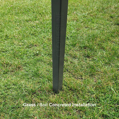 Austral Slenderline & Compact 39 Ground Mount Kit installation example