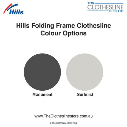 Hills Compact Clothesline - Folding Frame Colours