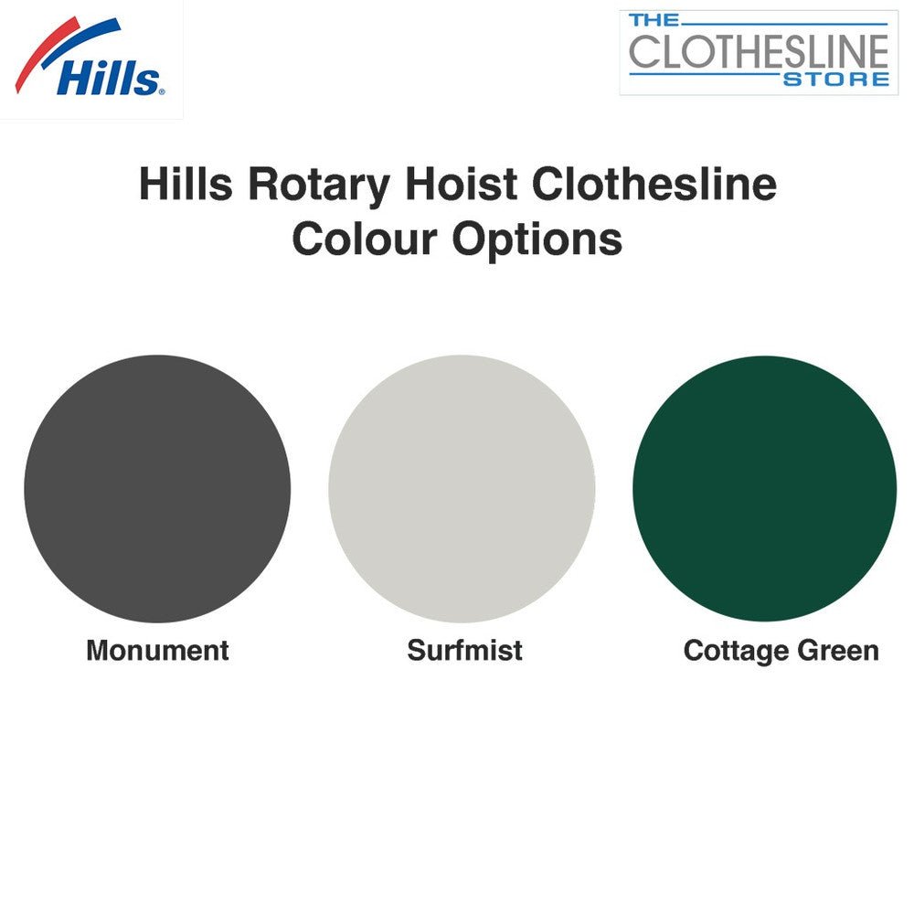 Hills Rotary 7 Clothesline Colour Options