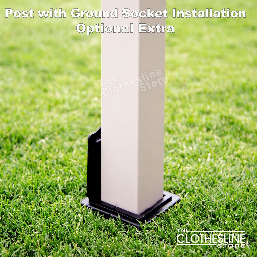Hills Retractable Ground Socket Installed
