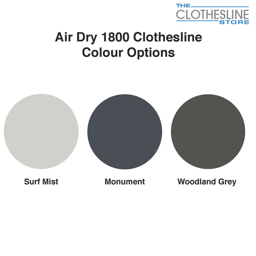 Air Dry 18 Wall Mount Colour Options - Ready Made