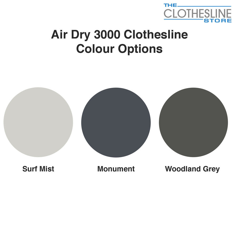 Air Dry 3000 Folding Frame Clothesline - Ready Made Colours