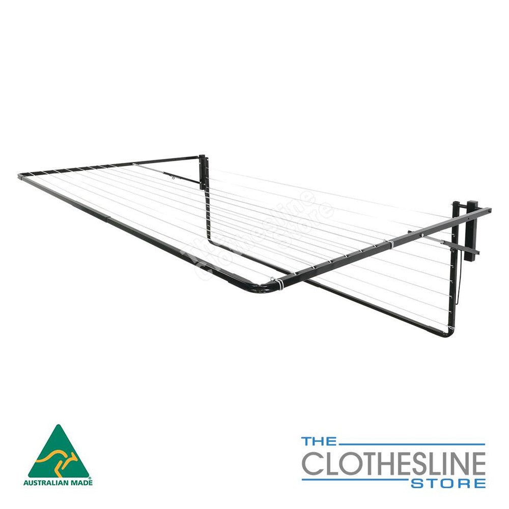 Air Dry 2400 Folding Frame Twin Fold Clothesline - Made To Order Inner Section Folded