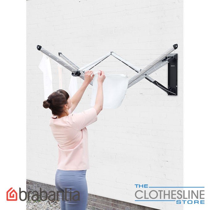 Brabantia WallFix 2.4m Fold Away Clothesline 