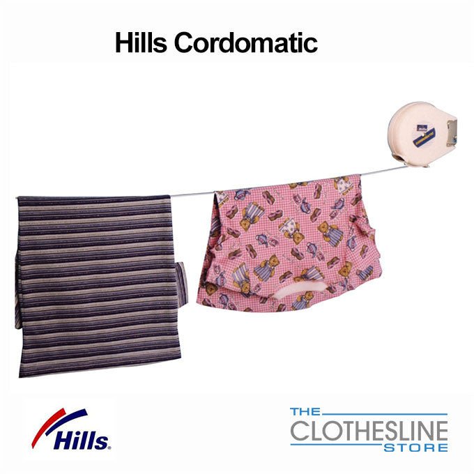 Hills Cordomatic Retractable Clothesline Twin Pack Installed